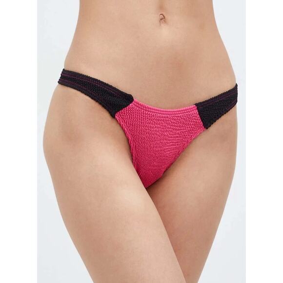 New! Bond Eye Free People bikini bottom pink black color block, one size - Picture 1 of 10